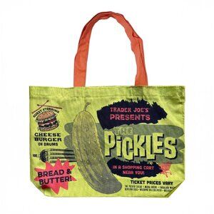 Trader Joe’s “Pickle in a Jar” Canvas Tote Bag